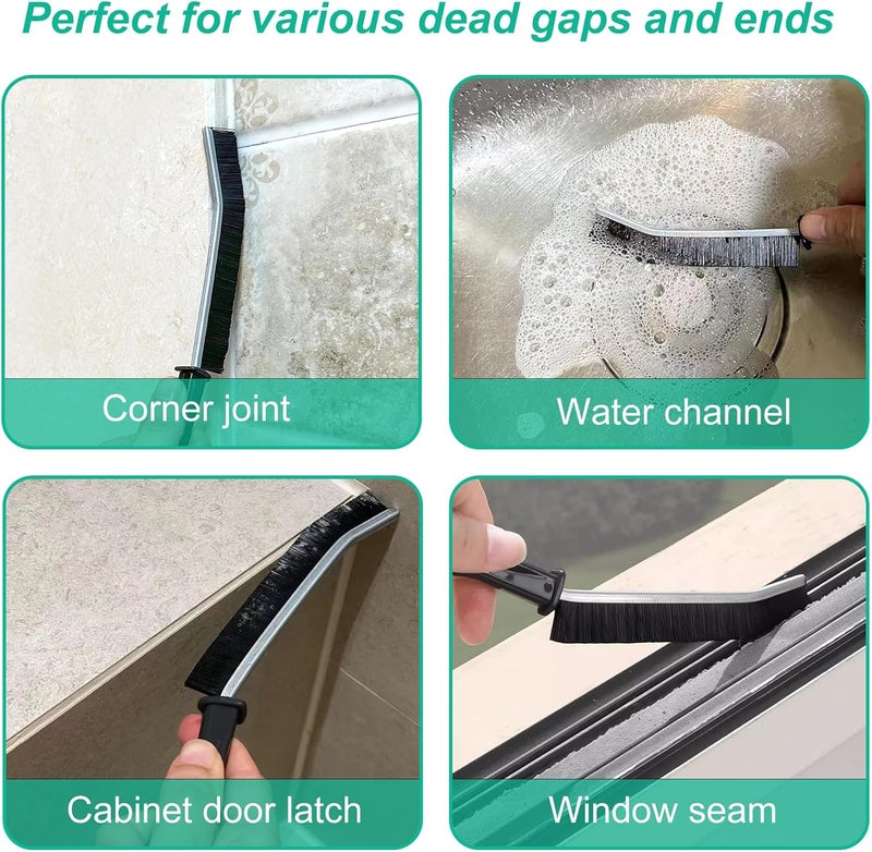 OKOMER Crevice Cleaning Brush, Hard Bristle Crevice Cleaning Brush, Multifunctional Cleaning Brush, Gap Cleaning Brush, Grout Brush, Crevice Cleaning Tool for Kitchen and Bathroom etc - Image 5